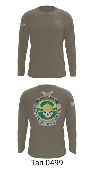 Long Sleeve Performance Shirt, 977 MP CO, Army, Teamtime, Team time, sublimation, custom sports apparel, team uniforms, spirit wear, spiritwear, sports uniforms, custom shirts, team store, custom team store, fundraiser sports, apparel fundraiser