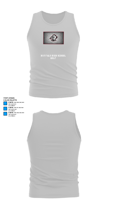 Buffalo High School Golf 65162940 Tank Top - 13