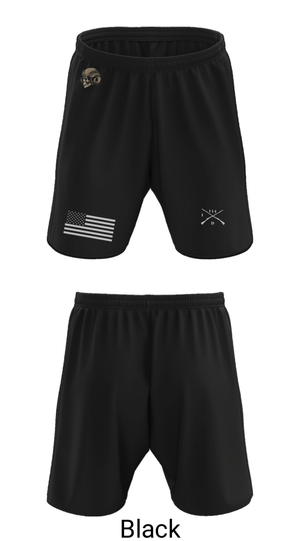 Athletic Shorts With Pockets, 3rd PLT Black Sheep, Army, Teamtime, Team time, sublimation, custom sports apparel, team uniforms, spirit wear, spiritwear, sports uniforms, custom shirts, team store, custom team store, fundraiser sports, apparel fundraiser