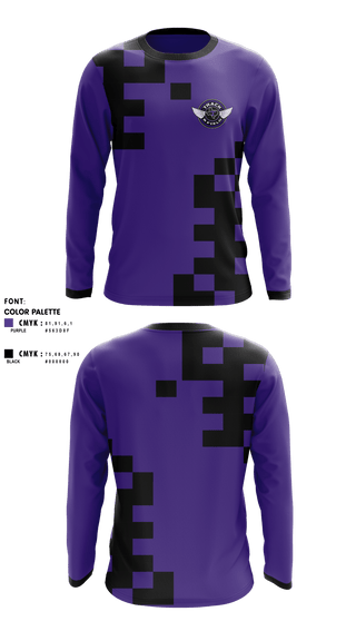 Long Sleeve Performance Shirt, Throckmorton High School Track and Field, Track & Field, Teamtime, Team time, sublimation, custom sports apparel, team uniforms, spirit wear, spiritwear, sports uniforms, custom shirts, team store, custom team store, fundraiser sports, apparel fundraiser