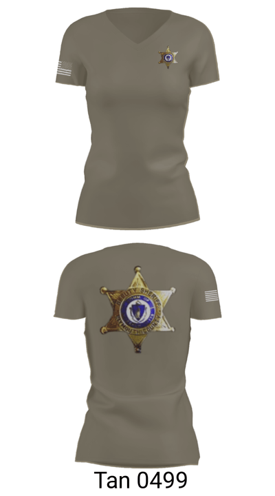 ICE 3400620 Women's Short Sleeve V-neck Shirt - 65