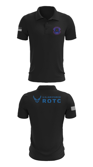 Short Sleeve Performance Polo, Detachment 035, Air Force, Teamtime, Team time, sublimation, custom sports apparel, team uniforms, spirit wear, spiritwear, sports uniforms, custom shirts, team store, custom team store, fundraiser sports, apparel fundraiser