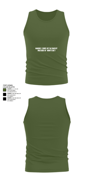 Tank Top, Marine Corps Detachment Presidio of Monterey, Marines, Teamtime, Team time, sublimation, custom sports apparel, team uniforms, spirit wear, spiritwear, sports uniforms, custom shirts, team store, custom team store, fundraiser sports, apparel fundraiser