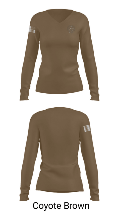 Corporal of Marines 1603192 Women's Long Sleeve V-neck Shirt - 17