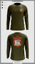 Wounded warrior battalion east 34765562 Long Sleeve Performance Shirt 1