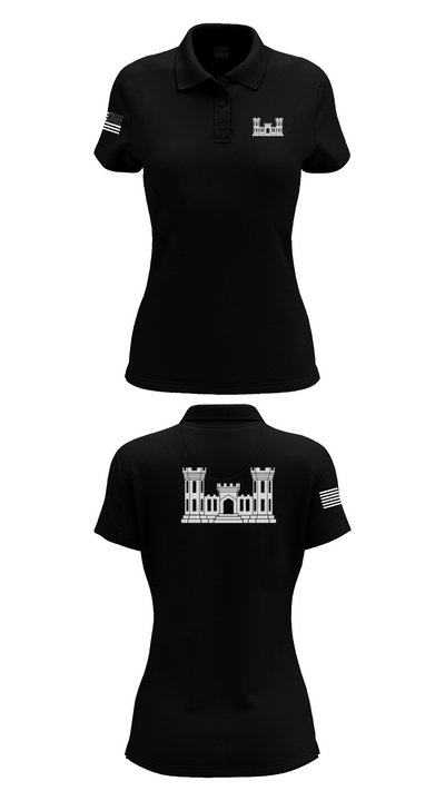 250TH ENGINEERING COMPANY 59783963 Women's Short Sleeve Performance Polo  - 33