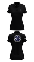 Los Alamitos Police K9 92789810 Women's Short Sleeve Performance Polo  - 33
