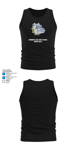 Tank Top, Kenmore East High School Basketball, Men's Basketball, Teamtime, Team time, sublimation, custom sports apparel, team uniforms, spirit wear, spiritwear, sports uniforms, custom shirts, team store, custom team store, fundraiser sports, apparel fundraiser
