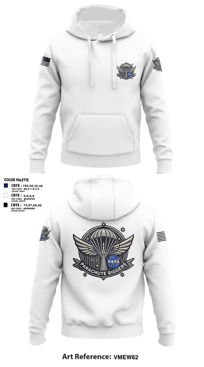 NASA PARACHUTE RIGGERS 96987391 Hoodie - 2