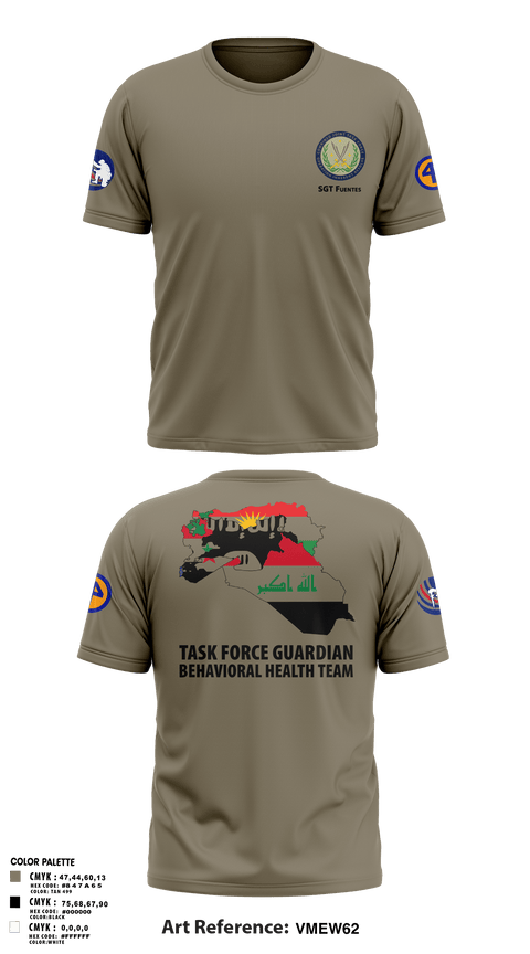 Short Sleeve Performance Shirt, 44th ICBT, National Guard, Teamtime, Team time, sublimation, custom sports apparel, team uniforms, spirit wear, spiritwear, sports uniforms, custom shirts, team store, custom team store, fundraiser sports, apparel fundraiser