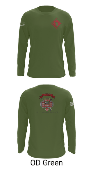 Long Sleeve Performance Shirt, 264 EN CO, Army, Teamtime, Team time, sublimation, custom sports apparel, team uniforms, spirit wear, spiritwear, sports uniforms, custom shirts, team store, custom team store, fundraiser sports, apparel fundraiser