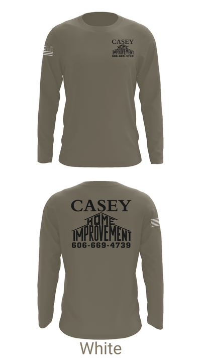 Casey home improvement 45702789 Long Sleeve Performance Shirt - 7