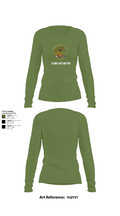 33rd Infantry 79937532 Women's Long Sleeve V-neck Shirt - 42