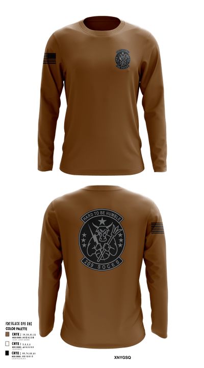 209th SOCES 34158969 Long Sleeve Performance Shirt - 134