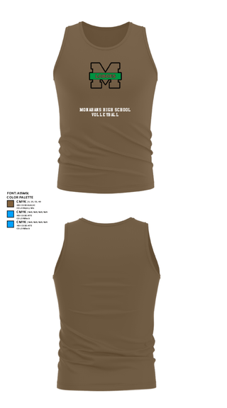 Tank Top, Monahans High School Volleyball, Men's Volleyball, Teamtime, Team time, sublimation, custom sports apparel, team uniforms, spirit wear, spiritwear, sports uniforms, custom shirts, team store, custom team store, fundraiser sports, apparel fundraiser