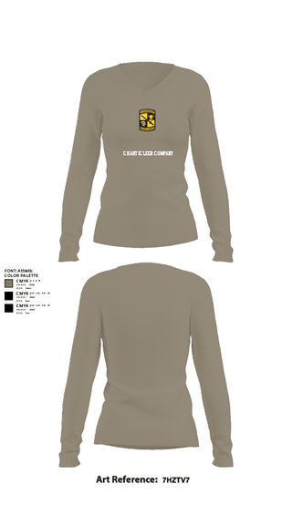 Womens Long Sleeve Vneck Shirt, Chanticleer company, Army, Teamtime, Team time, sublimation, custom sports apparel, team uniforms, spirit wear, spiritwear, sports uniforms, custom shirts, team store, custom team store, fundraiser sports, apparel fundraiser