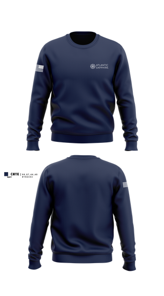 Crew Neck Sweatshirt, Atlantic Sapphire, Army, Teamtime, Team time, sublimation, custom sports apparel, team uniforms, spirit wear, spiritwear, sports uniforms, custom shirts, team store, custom team store, fundraiser sports, apparel fundraiser