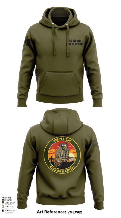 346 MP CO 3rd Platoon 43320857 Hoodie - 115