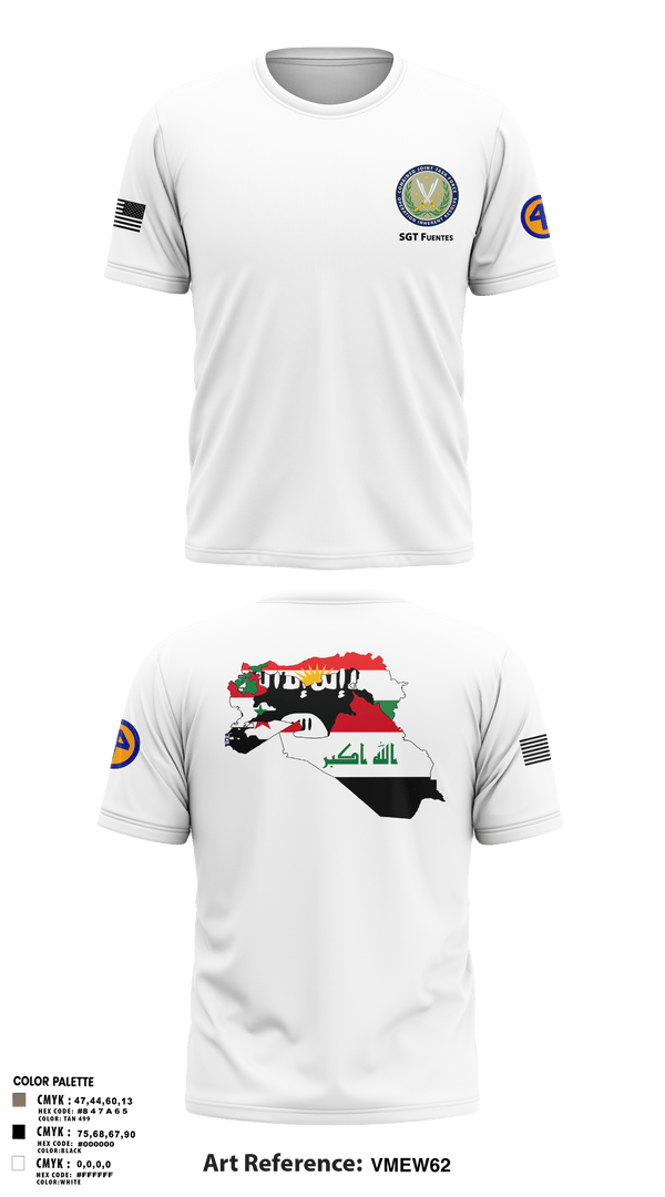 Short Sleeve Performance Shirt, 44th ICBT, National Guard, Teamtime, Team time, sublimation, custom sports apparel, team uniforms, spirit wear, spiritwear, sports uniforms, custom shirts, team store, custom team store, fundraiser sports, apparel fundraiser