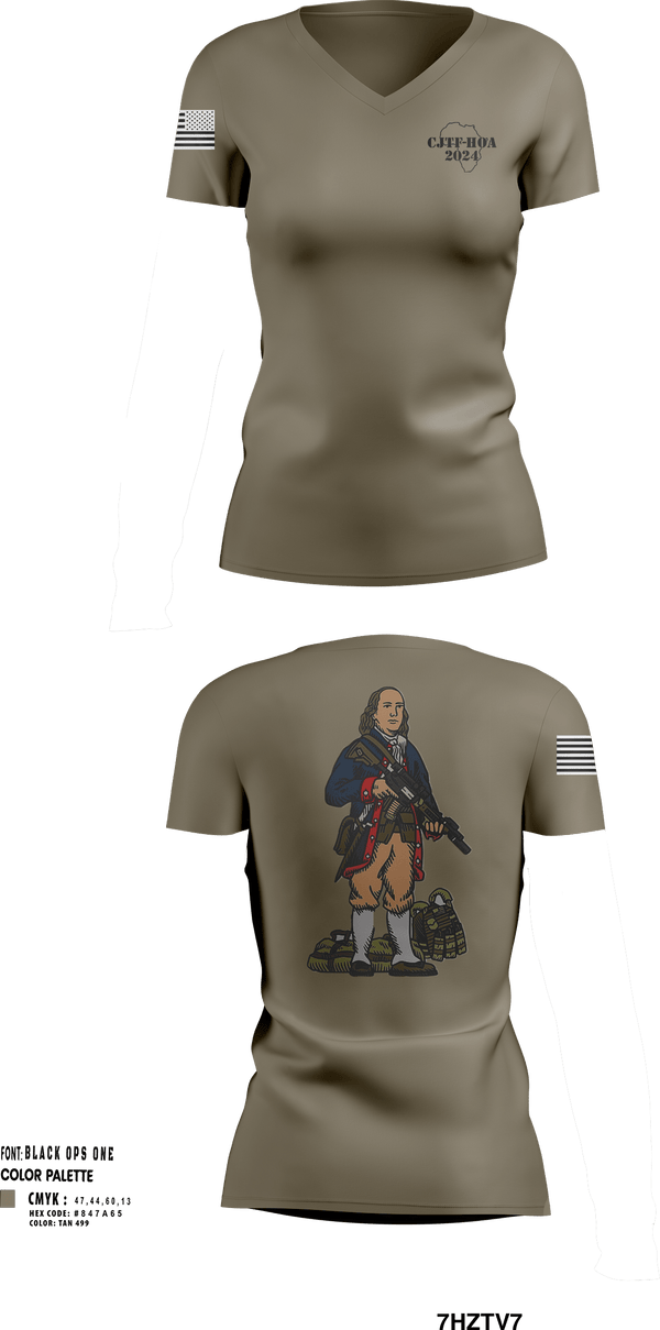 Womens Short Sleeve Vneck Shirt, Aco 1-111, Army, Teamtime, Team time, sublimation, custom sports apparel, team uniforms, spirit wear, spiritwear, sports uniforms, custom shirts, team store, custom team store, fundraiser sports, apparel fundraiser