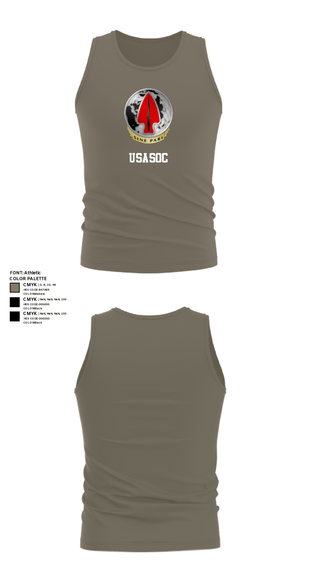 Tank Top, Usasoc, Army, Teamtime, Team time, sublimation, custom sports apparel, team uniforms, spirit wear, spiritwear, sports uniforms, custom shirts, team store, custom team store, fundraiser sports, apparel fundraiser
