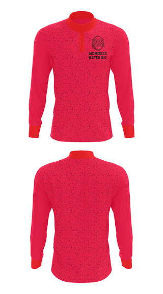 Quarter Zip Jacket, Memories Never Die, , Teamtime, Team time, sublimation, custom sports apparel, team uniforms, spirit wear, spiritwear, sports uniforms, custom shirts, team store, custom team store, fundraiser sports, apparel fundraiser