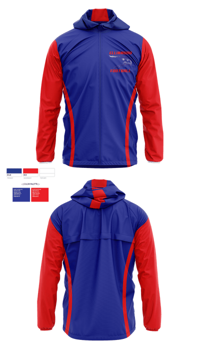 Ellinwood High School Football 3917494 Windbreaker - 1