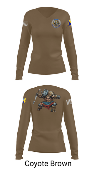 Womens Long Sleeve Vneck Shirt, 31st LRS, Air Force, Teamtime, Team time, sublimation, custom sports apparel, team uniforms, spirit wear, spiritwear, sports uniforms, custom shirts, team store, custom team store, fundraiser sports, apparel fundraiser