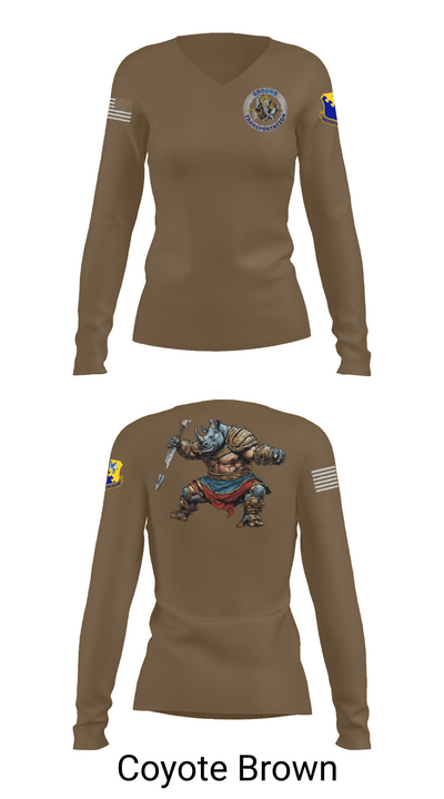 31st LRS 85986952 Women's Long Sleeve V-neck Shirt - 17