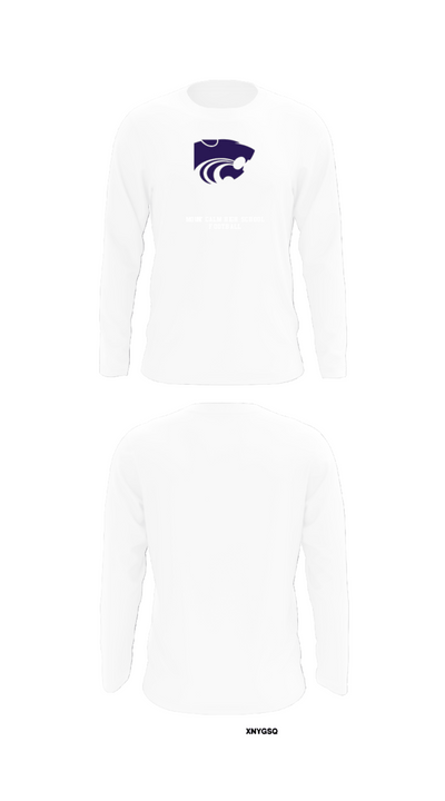 Mount Calm High School Football 68201943 Long Sleeve Performance Shirt - 8
