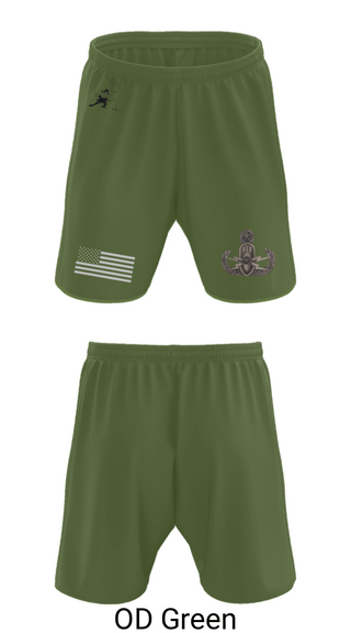 Athletic Shorts With Pockets, 18th EOD Det, Army, Teamtime, Team time, sublimation, custom sports apparel, team uniforms, spirit wear, spiritwear, sports uniforms, custom shirts, team store, custom team store, fundraiser sports, apparel fundraiser