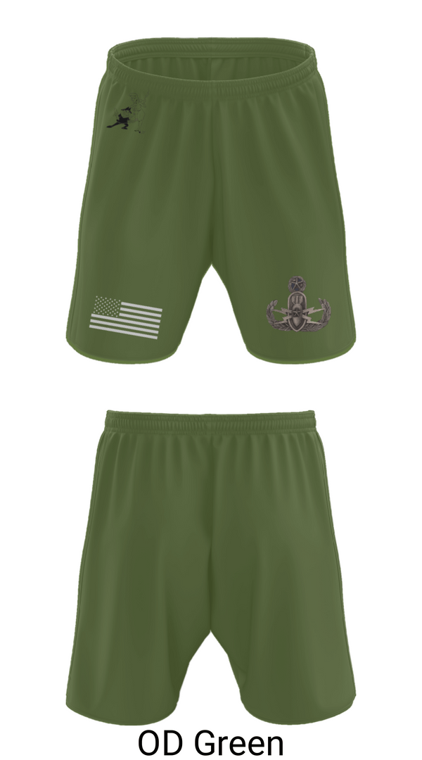 Athletic Shorts With Pockets, 18th EOD Det, Army, Teamtime, Team time, sublimation, custom sports apparel, team uniforms, spirit wear, spiritwear, sports uniforms, custom shirts, team store, custom team store, fundraiser sports, apparel fundraiser