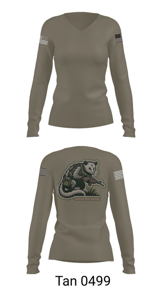 Womens Long Sleeve Vneck Shirt 1, TactiCuhRGV.com, Police, Teamtime, Team time, sublimation, custom sports apparel, team uniforms, spirit wear, spiritwear, sports uniforms, custom shirts, team store, custom team store, fundraiser sports, apparel fundraiser
