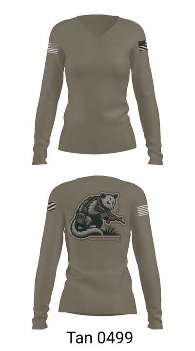 TactiCuhRGV.com 64452047 Women's Long Sleeve V-neck Shirt -1 73