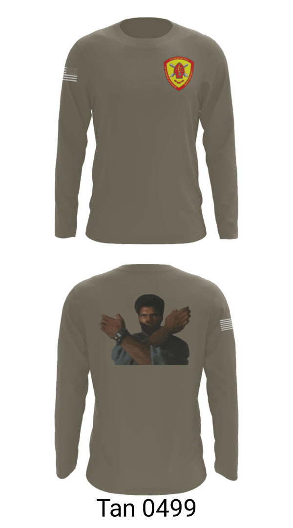 Long Sleeve Performance Shirt, 10th Marine Regiment, Marines, Teamtime, Team time, sublimation, custom sports apparel, team uniforms, spirit wear, spiritwear, sports uniforms, custom shirts, team store, custom team store, fundraiser sports, apparel fundraiser