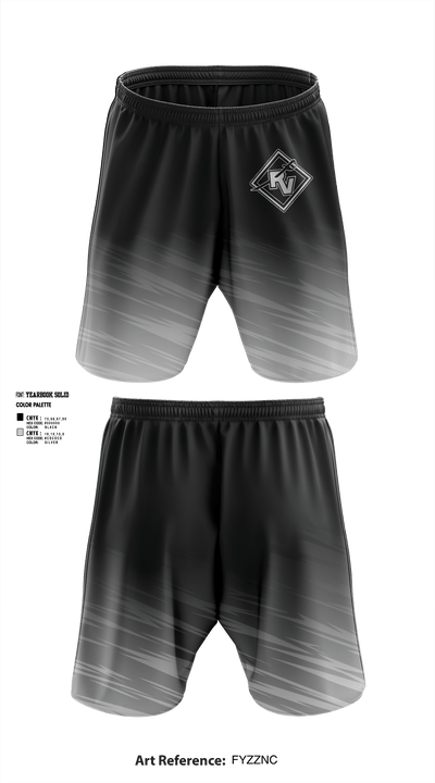 River Valley High School Cross Country 68437982 Athletic Shorts With Pockets - 1