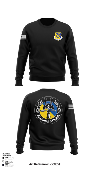 Crew Neck Sweatshirt, 374 Airlift Wing, Air Force, Teamtime, Team time, sublimation, custom sports apparel, team uniforms, spirit wear, spiritwear, sports uniforms, custom shirts, team store, custom team store, fundraiser sports, apparel fundraiser