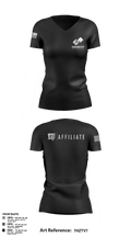 CrossFit Diamond Steel 93169712 Women's Short Sleeve V-neck Shirt - 3