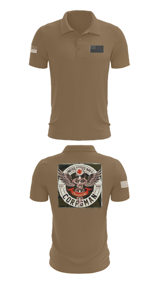 Short Sleeve Performance Polo, Hospital Corpsman, , Teamtime, Team time, sublimation, custom sports apparel, team uniforms, spirit wear, spiritwear, sports uniforms, custom shirts, team store, custom team store, fundraiser sports, apparel fundraiser