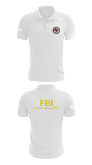 Short Sleeve Performance Polo, FBI Citizens Academy, , Teamtime, Team time, sublimation, custom sports apparel, team uniforms, spirit wear, spiritwear, sports uniforms, custom shirts, team store, custom team store, fundraiser sports, apparel fundraiser