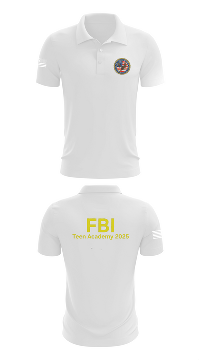 FBI Citizens Academy 38142590 Short Sleeve Performance Polo - 9