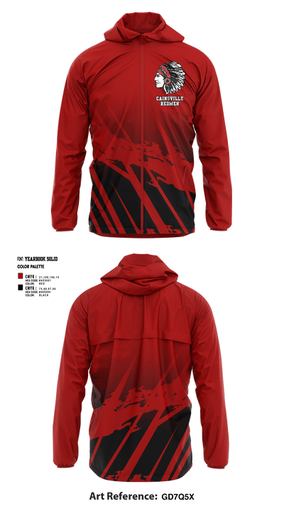 Cainsville Redmen 50352446 Windbreaker - 1
