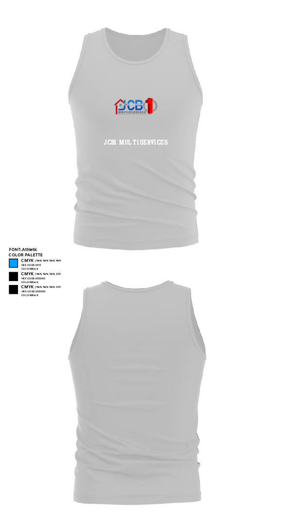 Tank Top, JCB1 Multiservices, , Teamtime, Team time, sublimation, custom sports apparel, team uniforms, spirit wear, spiritwear, sports uniforms, custom shirts, team store, custom team store, fundraiser sports, apparel fundraiser