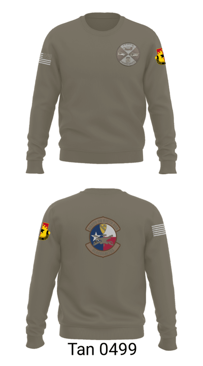 B Co 615th ASB - Tangos 38236769 Crew Neck Sweatshirt - 65