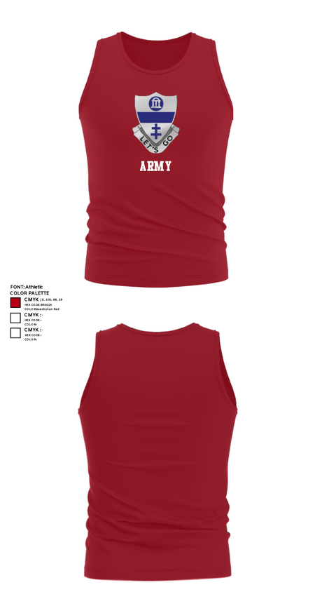 Tank Top, Golf Company 1-325 AIR, Army, Teamtime, Team time, sublimation, custom sports apparel, team uniforms, spirit wear, spiritwear, sports uniforms, custom shirts, team store, custom team store, fundraiser sports, apparel fundraiser