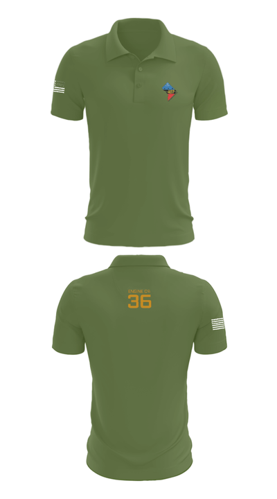 Rescue Engine 56DCFD RTC407 9148046 Short Sleeve Performance Polo - 47