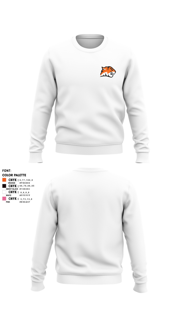 Crew Neck Sweatshirt, Princeton Basketball Club, Men's Basketball, Teamtime, Team time, sublimation, custom sports apparel, team uniforms, spirit wear, spiritwear, sports uniforms, custom shirts, team store, custom team store, fundraiser sports, apparel fundraiser