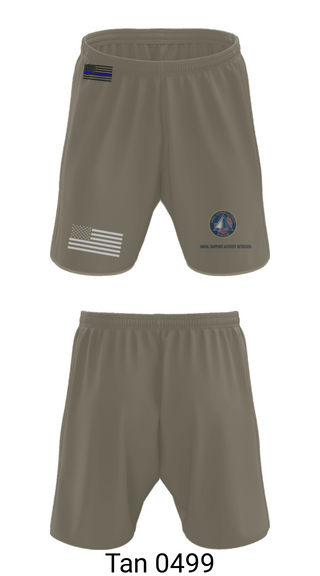 Athletic Shorts With Pockets, NAVAL SUPPORT ACTIVITY BETHESDA SECURITY FORCES, Navy, Teamtime, Team time, sublimation, custom sports apparel, team uniforms, spirit wear, spiritwear, sports uniforms, custom shirts, team store, custom team store, fundraiser sports, apparel fundraiser