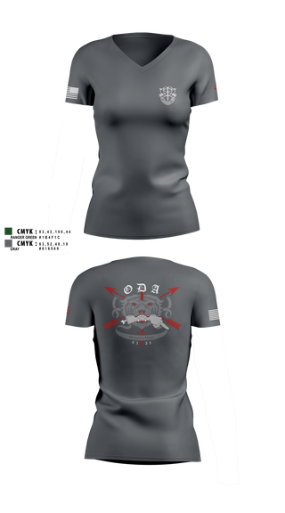 Womens Short Sleeve Vneck Shirt, 9135, National Guard, Teamtime, Team time, sublimation, custom sports apparel, team uniforms, spirit wear, spiritwear, sports uniforms, custom shirts, team store, custom team store, fundraiser sports, apparel fundraiser