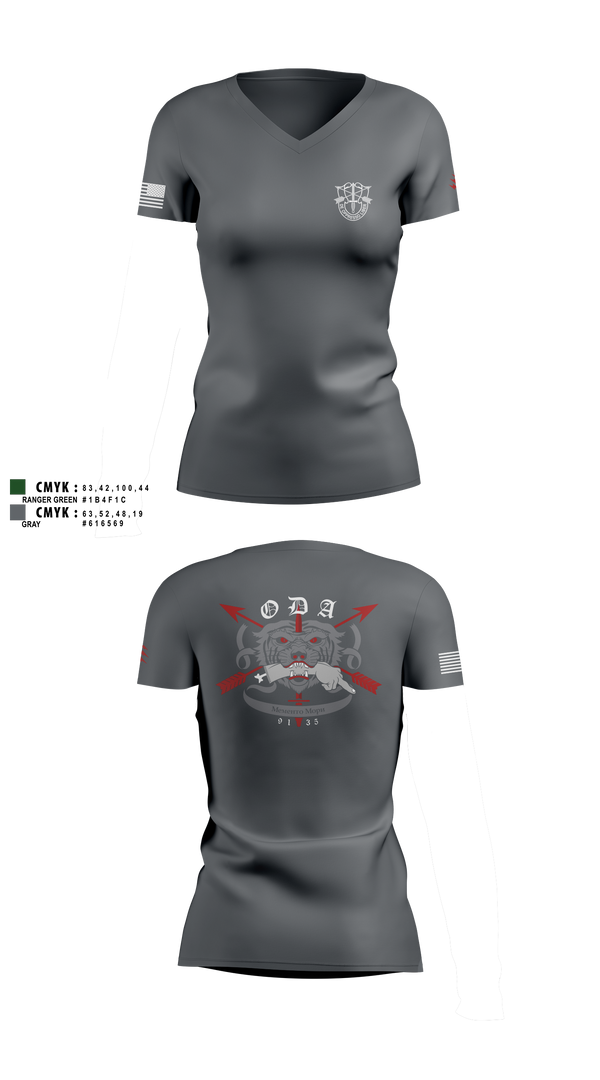 Womens Short Sleeve Vneck Shirt, 9135, National Guard, Teamtime, Team time, sublimation, custom sports apparel, team uniforms, spirit wear, spiritwear, sports uniforms, custom shirts, team store, custom team store, fundraiser sports, apparel fundraiser